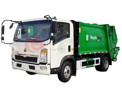 FAW 4X2 18cbm 압축기 쓰레기 트럭 폐기물 관리 차량 쓰레기 트럭
