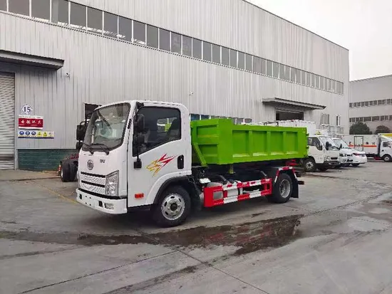 이수즈 6X4 후크 리프트 트럭 대형 컨테이너 유압 시스템 후크로더