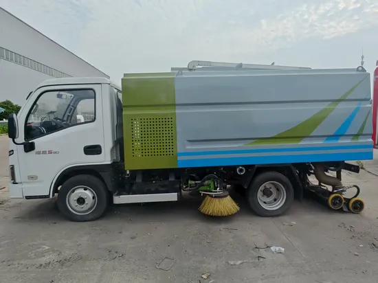 새로운 4*2 청소 하수 흡입 트럭 진공 탱크 트럭 도로 청소 및 세척 트럭