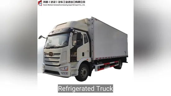 JAC Jmc HOWO Foton Jiefang J6l 냉장 트럭 칸막이 길이: 7.7미터 냉장 트럭 제조업체 직접 판매