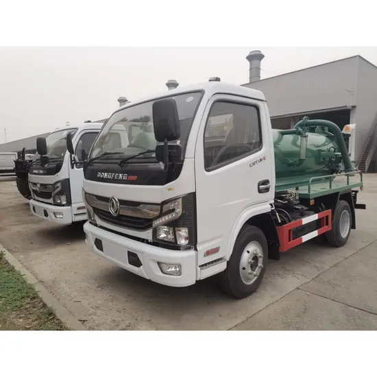 동풍 4X2 3입방 하수 하수구 침전물 분변 흡입 진공 트럭